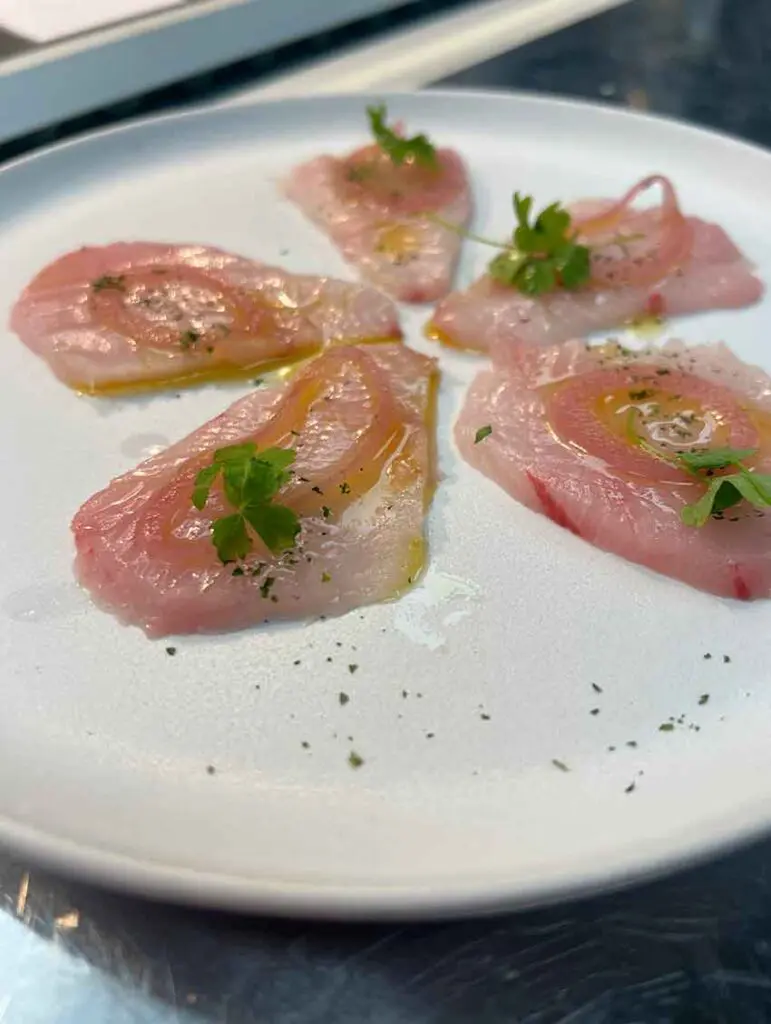 hamachi crudo