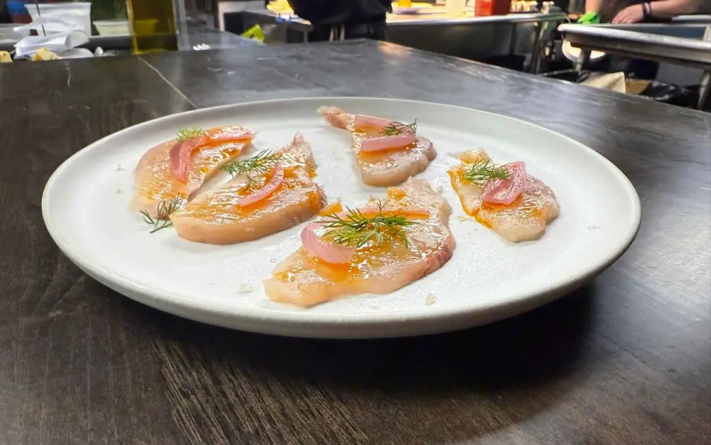hamachi crudo